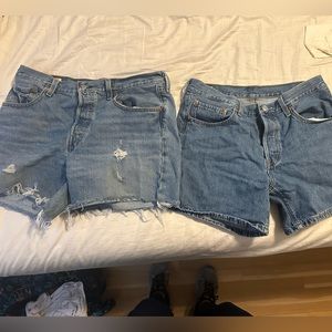 Levis 501 shorts bundle